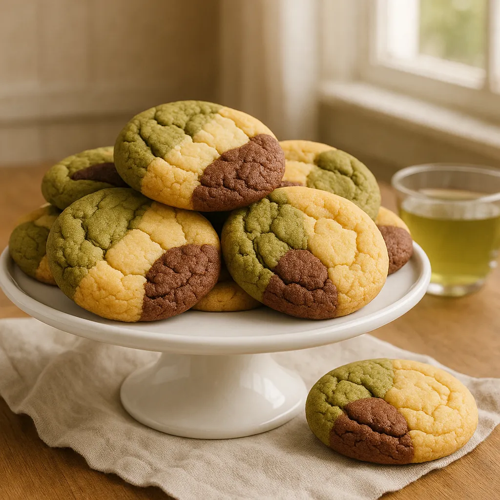 Matcha Neapolitan Sugar Cookies – A Colorful Twist on a Classic Favorite 12 Served matcha neapolitan sugar cookies