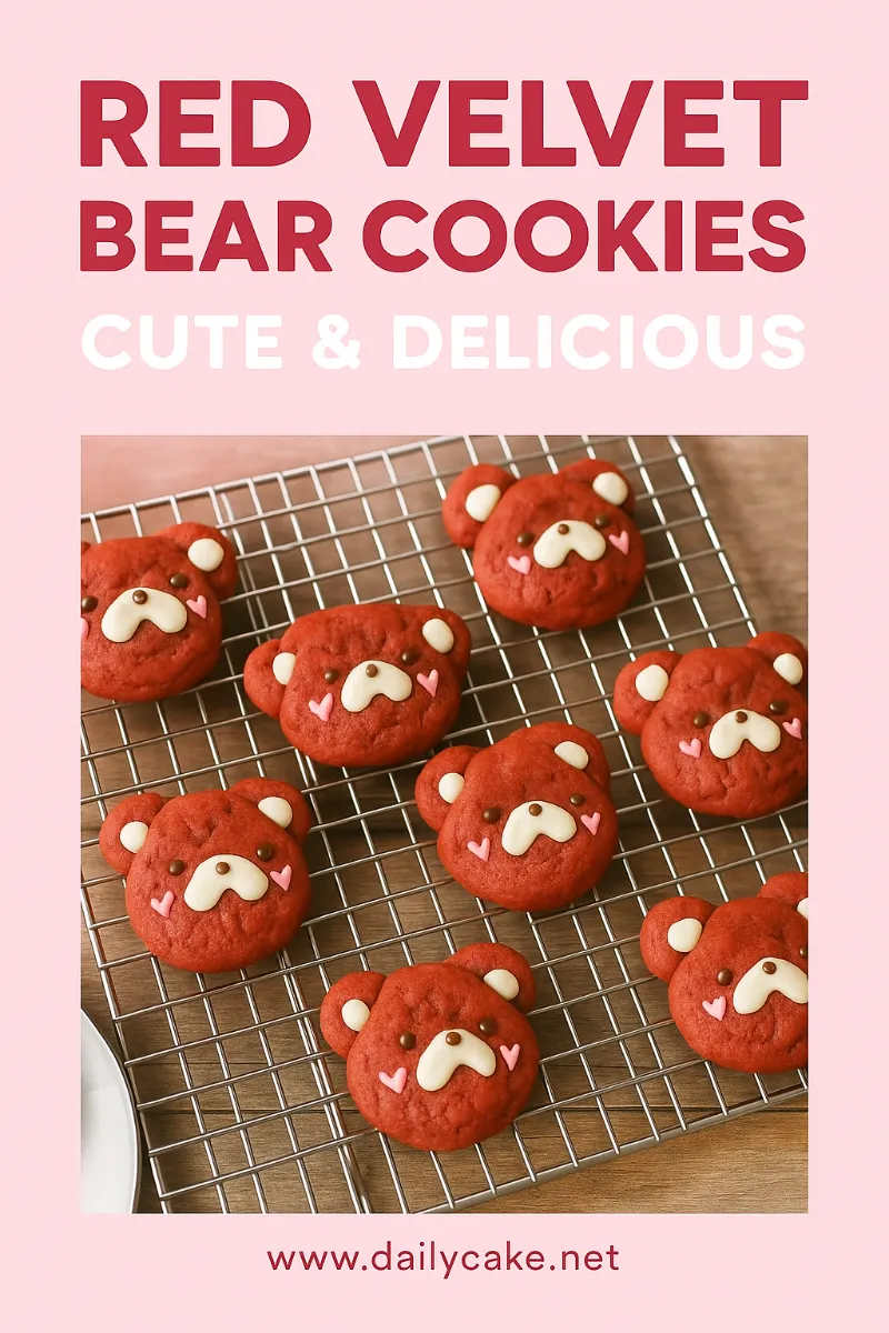 Pinterest Red Velvet Bear Cookies Pinterest red velvet bear cookies
