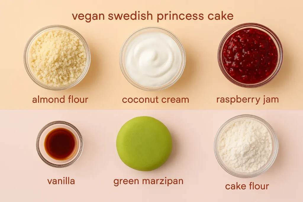 Vegan Swedish Princess Cake: A Dairy-Free Royal Dessert You Can Make at Home 8 vegan swedish princess cake ingredients