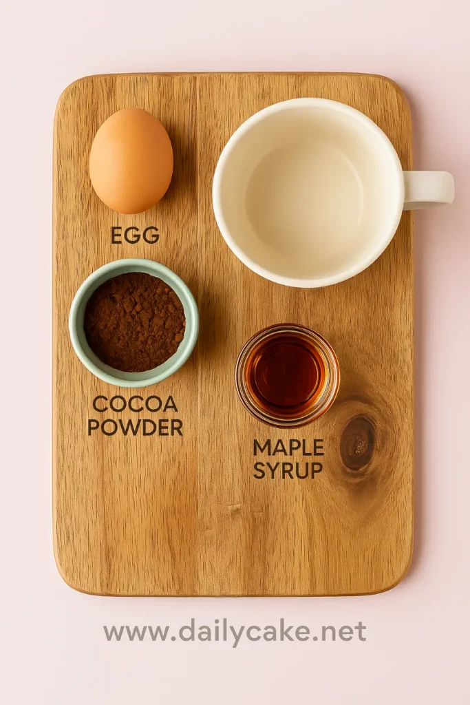 The Best 3 Ingredient Mug Cake Recipe (No Oven Needed) 9 3 ingredient mug cake essentials