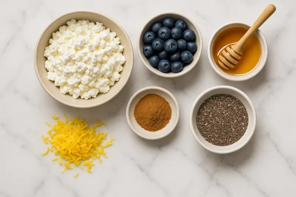 Blueberry Cottage Cheese: A Simple Guide to This Versatile Snack 9 ingredients for blueberry cottage cheese