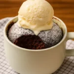 Chocolate Mug Cake – Quick, Delicious, and Comforting Dessert in Minutes 6 chocolate mug cake with ice cream