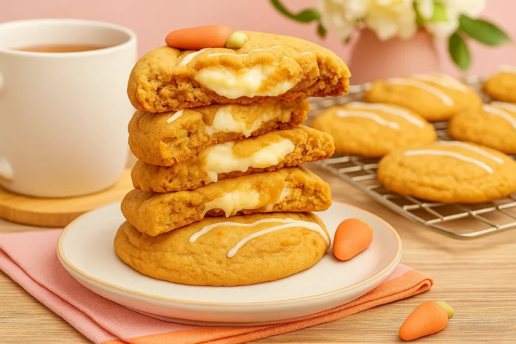 Carrot Cake Cookies – Soft, Spiced & Better Than the Cake 12 served carrot cake cookies with glaze
