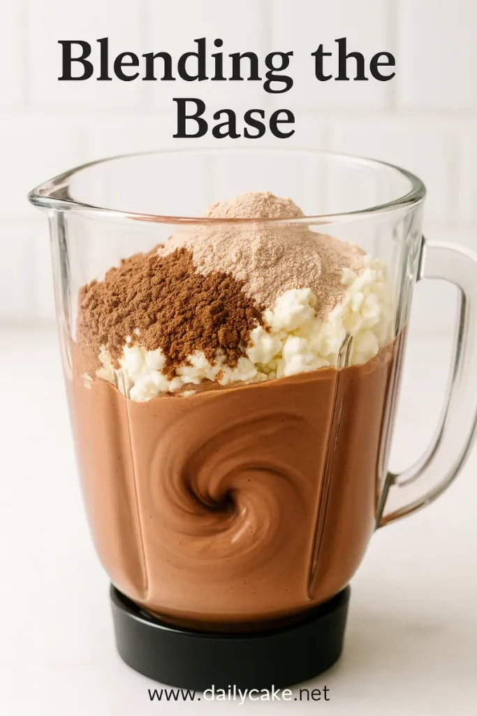 Cottage Cheese Microwave Brownie – High-Protein 5-Minute Treat 8 blending cottage cheese brownie batter