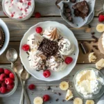 platter of high-protein cottage cheese desserts
