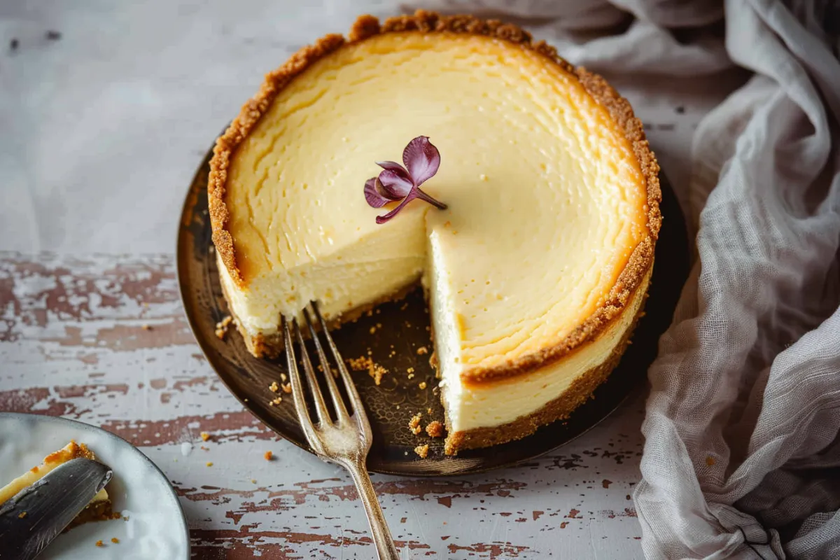 keto cheesecake with almond flour crust