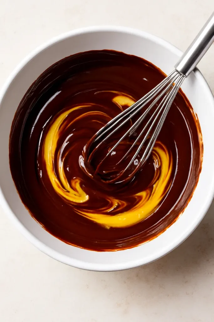 Lava Cake: The Ultimate Gooey Chocolate Dessert 6 mixing lava cake batter