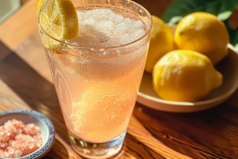 Pink Salt Trick Recipe: The Simple Daily Ritual with Real Benefits 9 Pink Salt Trick Recipe morning drink with lemon and pink salt