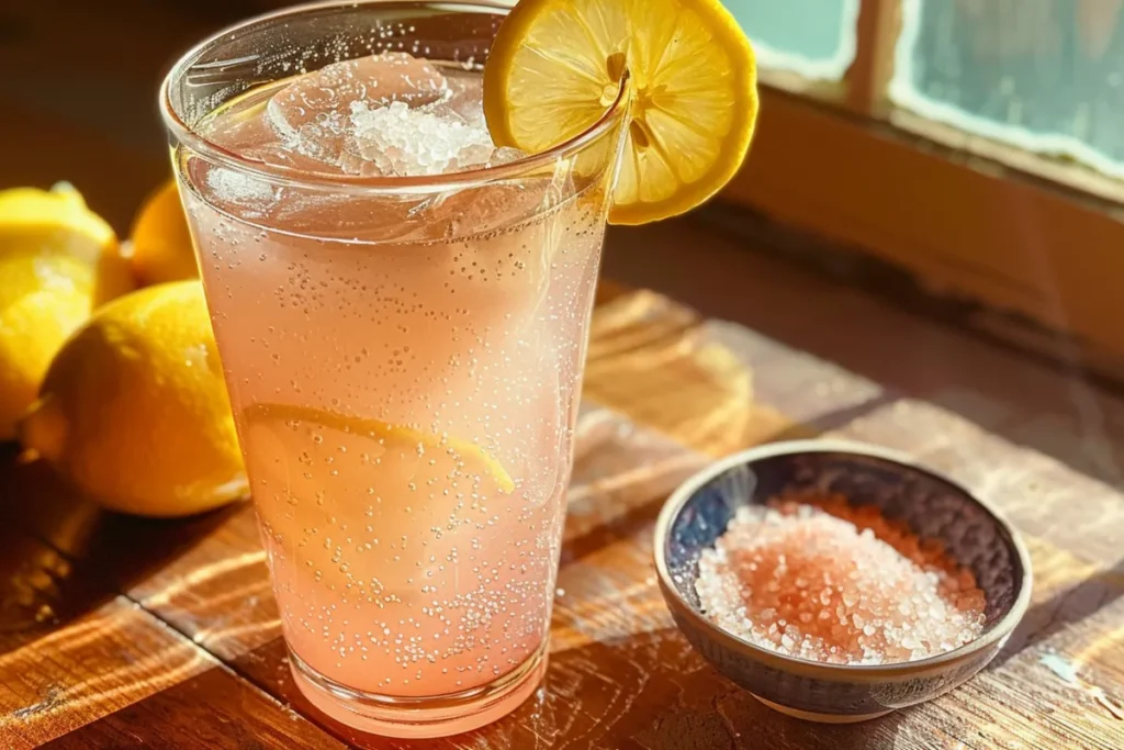 Pink Salt Trick Recipe: The Simple Daily Ritual with Real Benefits 9 Pink Salt Trick Recipe morning drink with lemon and pink salt