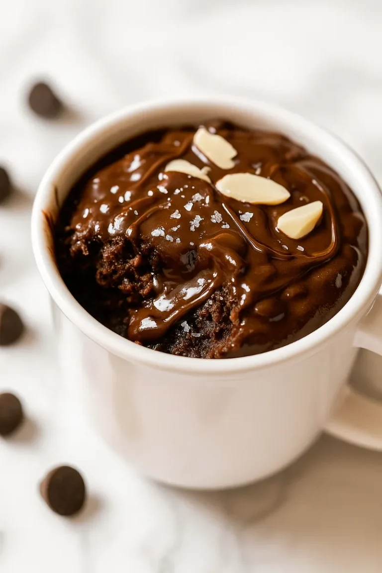 Healthy Mug Cake That Actually Tastes Good 9 Served healthy chocolate mug cake with gooey center