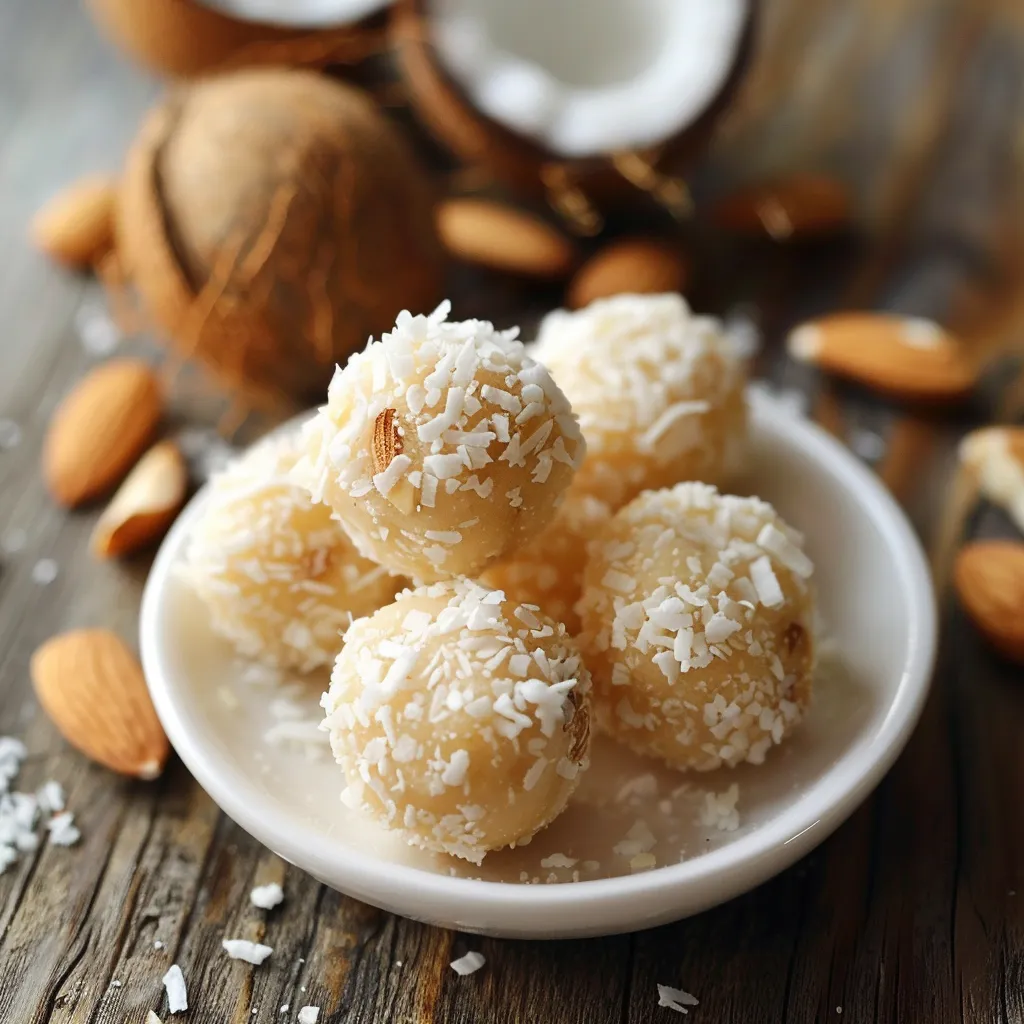 How to make Coconut Almond Fat Bombs — key cooking step