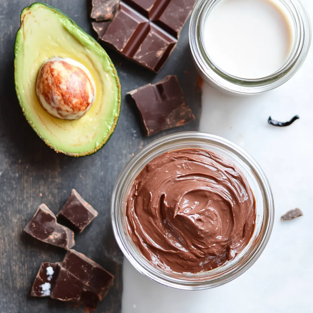 How to make Creamy Avocado Chocolate Mousse — key cooking step