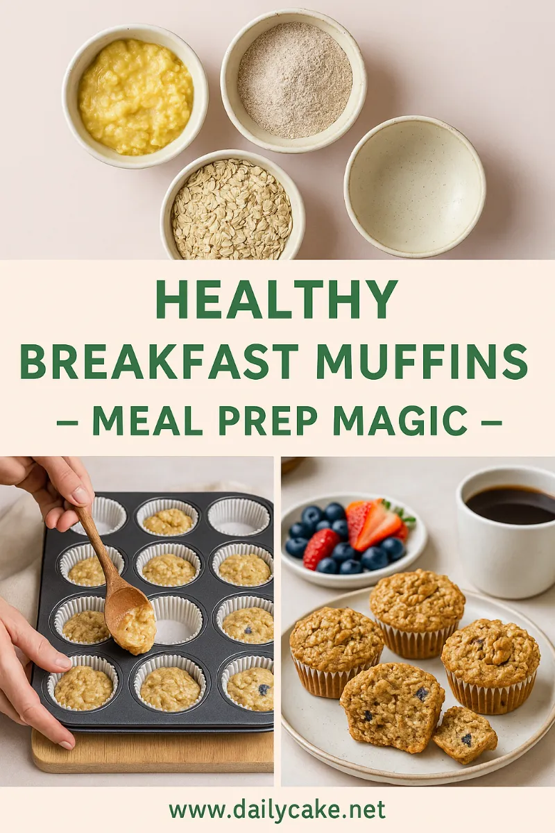 healthy-breakfast-muffins-pinterest healthy breakfast muffins Pinterest pin