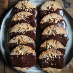 Chocolate-Dipped Hazelnut Cookies — chef-tested restaurant-quality photo