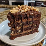 Decadent Chocolate Hazelnut Layer Cake 3 Chocolate Hazelnut Layer Cake — chef-tested restaurant-quality photo