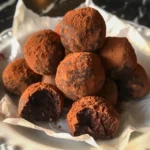Decadent Coconut Flour Chocolate Truffles 3 Coconut Flour Chocolate Truffles — chef-tested restaurant-quality photo
