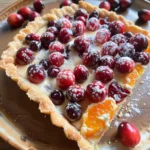 Cranberry Orange Cream Cheese Tart — chef-tested restaurant-quality photo