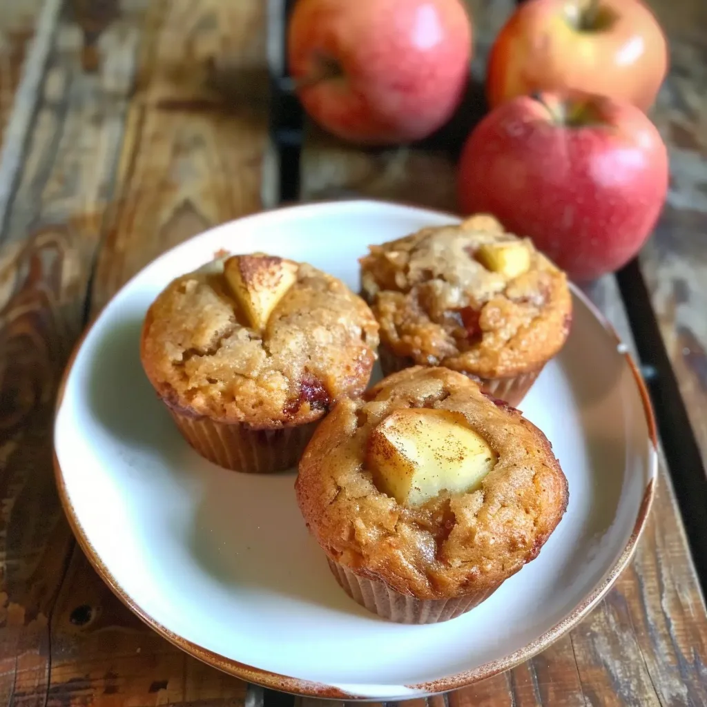 Healthy Apple Cinnamon Muffins — chef-tested restaurant-quality photo