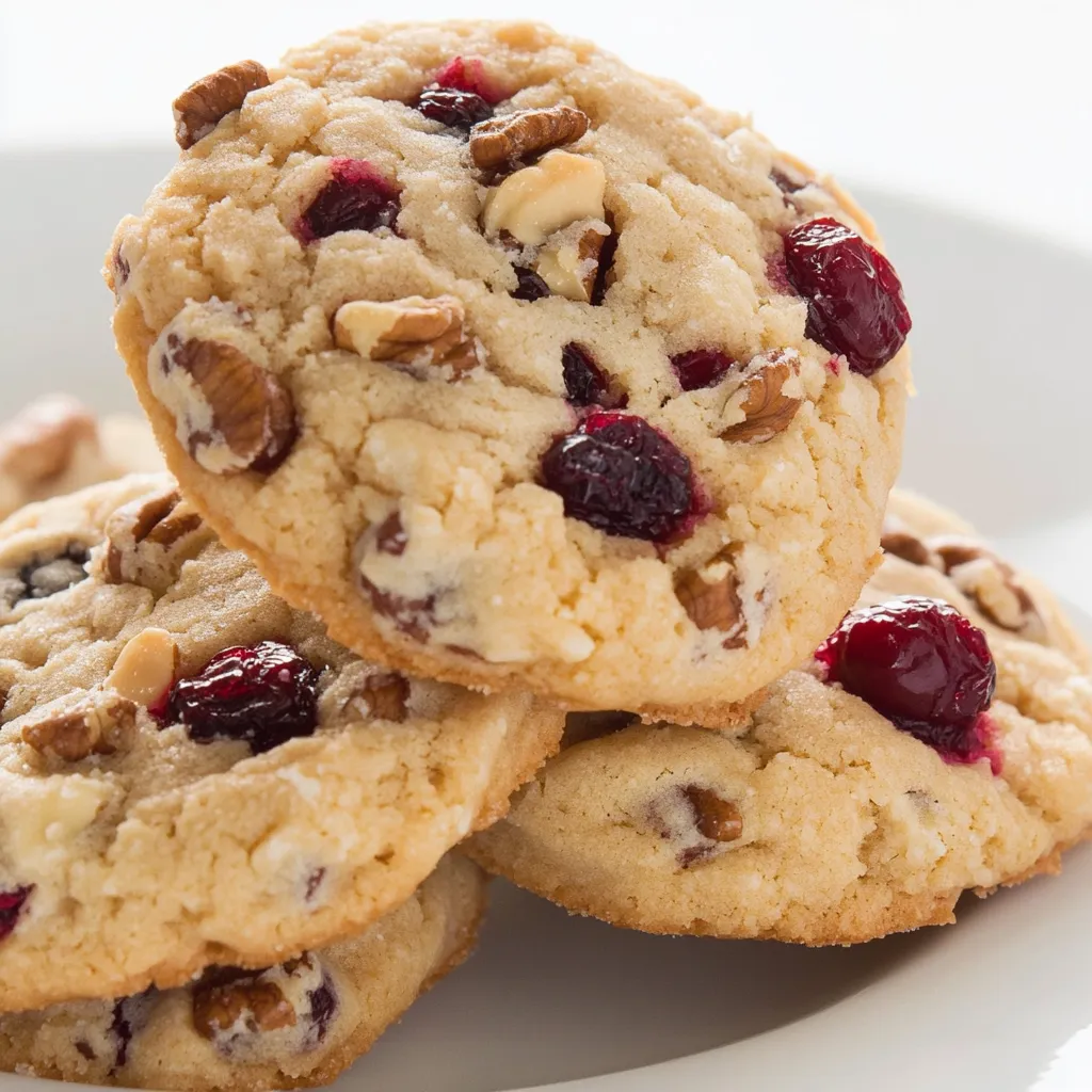 How to make Minute Cranberry Walnut Cookies — key cooking step