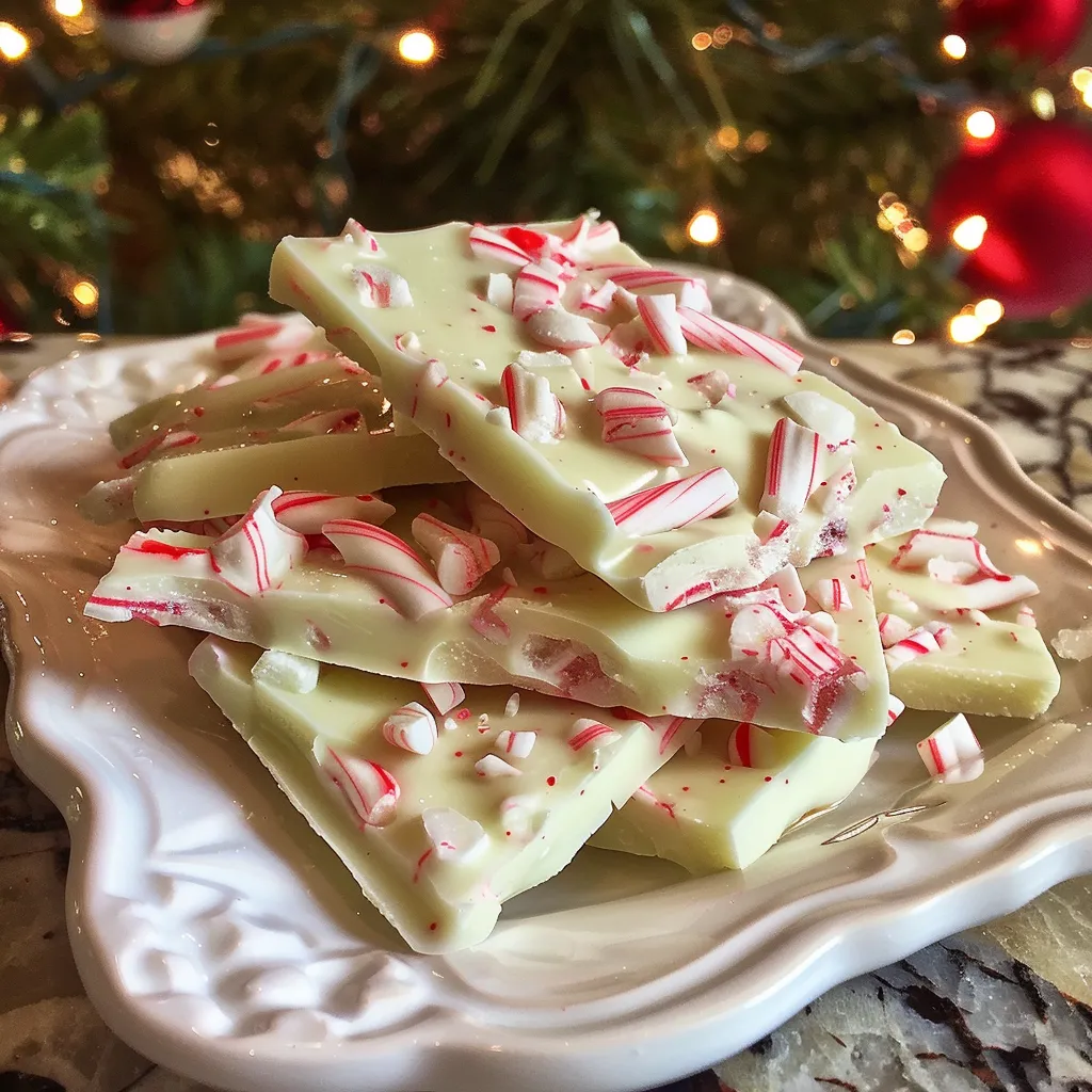 How to make Minute Peppermint Bark Treats — key cooking step