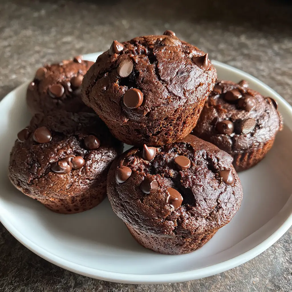 Blender Cottage Cheese Chocolate Muffins — chef-tested restaurant-quality photo
