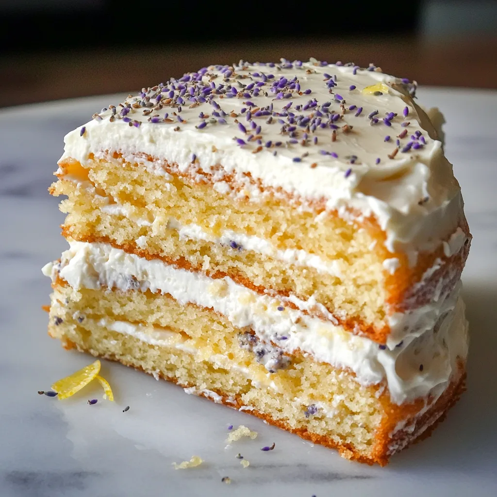 Lemon Lavender Layer Cake — chef-tested restaurant-quality photo