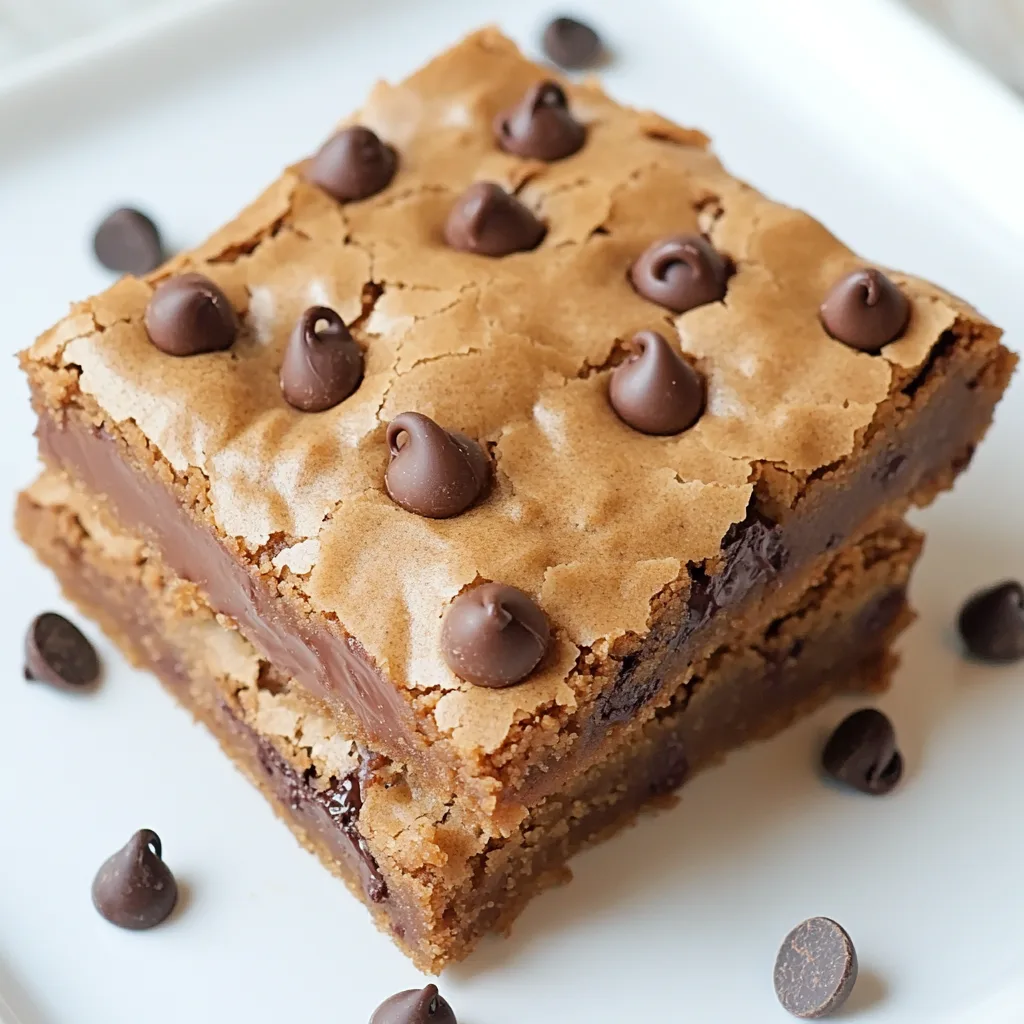 Minute Chocolate Chip Blondies: Delicious 10-Minute Treat 2 Minute Chocolate Chip Blondies — chef-tested restaurant-quality photo