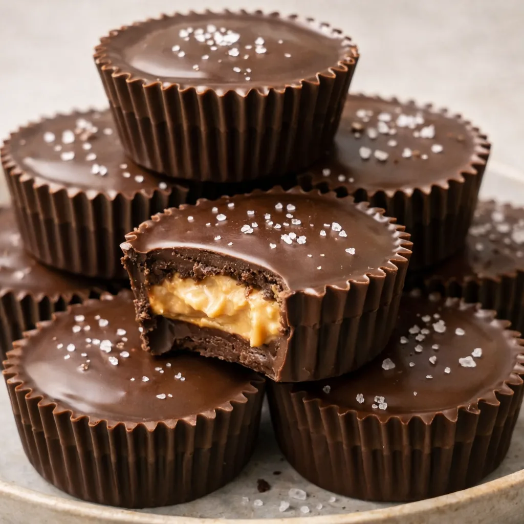 Minute Chocolate Peanut Butter Cups: 5-Minute Treats! 2 Minute Chocolate Peanut Butter Cups — chef-tested restaurant-quality photo