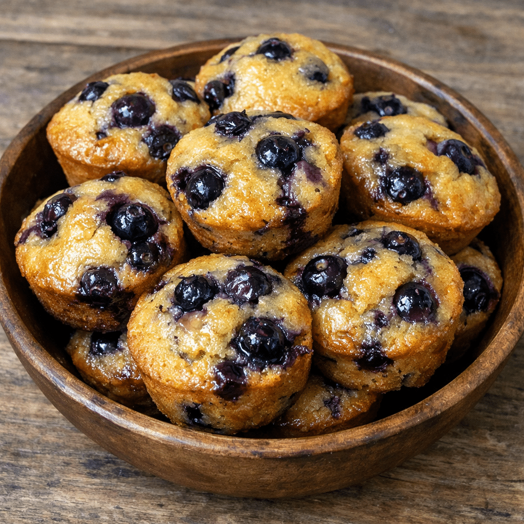 Almond Flour Blueberry Muffins — chef-tested restaurant-quality photo