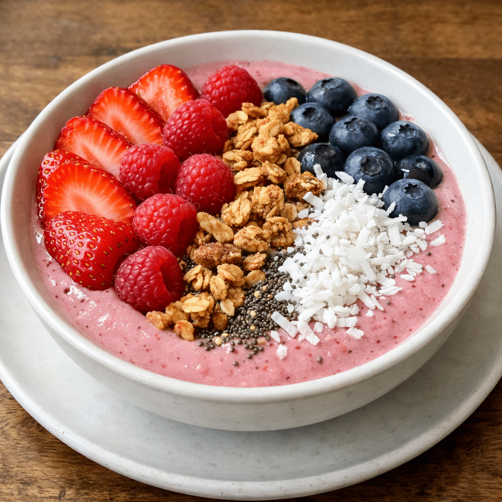 Spring Berry Smoothie Bowl — chef-tested restaurant-quality photo
